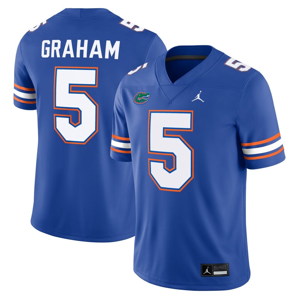 Myles Graham Florida Gators Nike Game Football Jersey - Royal
