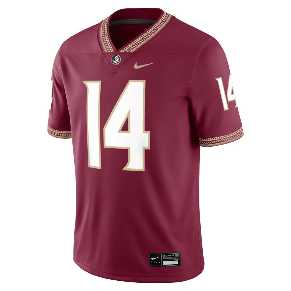 Ashton Daniels Florida State Seminoles Nike Game Football Jersey - Garnet
