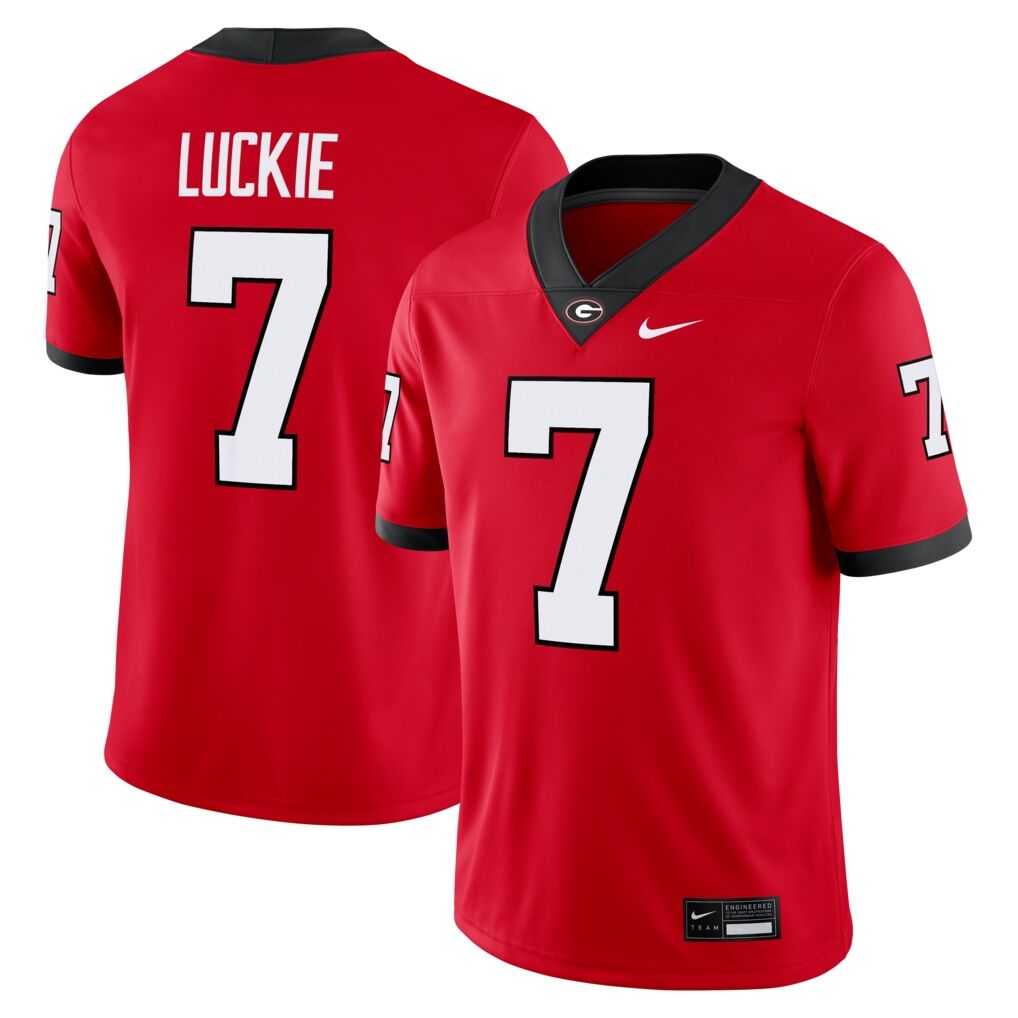 Lawson Luckie Georgia Bulldogs Nike Game Football Jersey