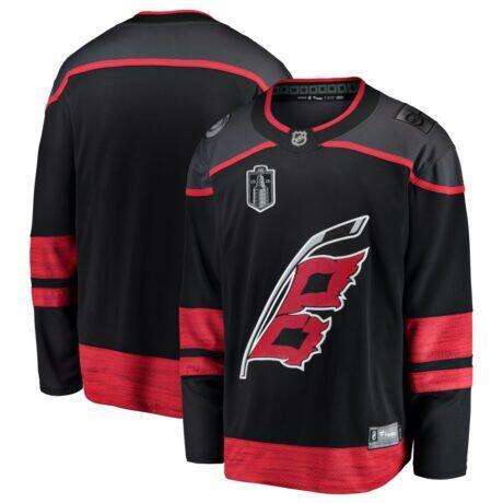Carolina Hurricanes Fashion7 2026 Stanley Cup Final Home Breakaway Jersey - Black - Front View