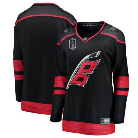 Carolina Hurricanes Fashion7 Women's 2026 Stanley Cup Final Home Breakaway Jersey - Black - Front View