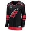 Carolina Hurricanes Fashion7 Women's 2026 Stanley Cup Final Home Breakaway Jersey - Black - Side View