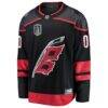 Carolina Hurricanes Fashion7 2026 Stanley Cup Final Home Breakaway Custom Jersey - Black - Side View