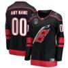 Carolina Hurricanes Fashion7 Women's 2026 Stanley Cup Final Home Breakaway Custom Jersey - Black - Front View