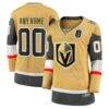 Vegas Golden Knights Fashion7 Women's 2026 Stanley Cup Final Breakaway Custom Jersey - Gold - Front View