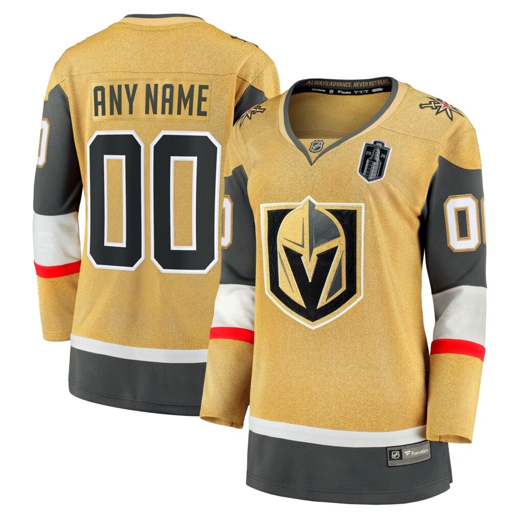 Vegas Golden Knights Fashion7 Women's 2026 Stanley Cup Final Breakaway Custom Jersey