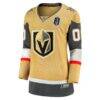 Vegas Golden Knights Fashion7 Women's 2026 Stanley Cup Final Breakaway Custom Jersey - Gold - Side View