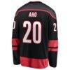 Sebastian Aho Carolina Hurricanes Fashion7 2026 Stanley Cup Final Home Breakaway Jersey - Black - Detail View
