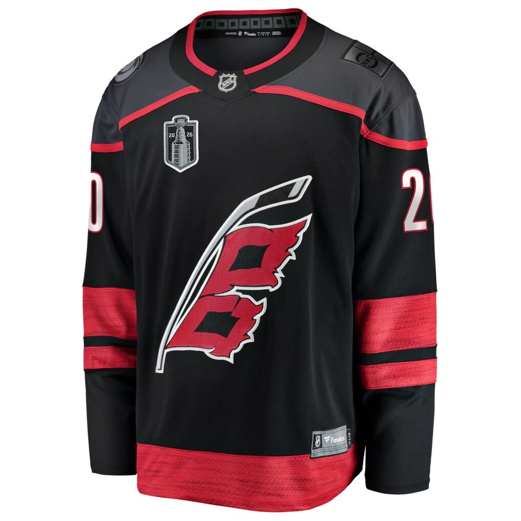 Sebastian Aho Carolina Hurricanes Fashion7 2026 Stanley Cup Final Home Breakaway Jersey