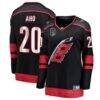 Sebastian Aho Carolina Hurricanes Fashion7 Women's 2026 Stanley Cup Final Home Breakaway Jersey - Black - Front View
