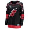 Seth Jarvis Carolina Hurricanes Fashion7 Women's 2026 Stanley Cup Final Home Breakaway Jersey - Black - Side View