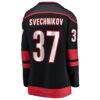 Andrei Svechnikov Carolina Hurricanes Fashion7 Women's 2026 Stanley Cup Final Home Breakaway Jersey - Black - Detail View