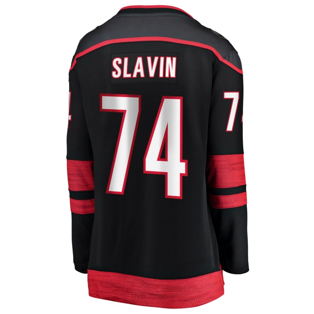 Jaccob Slavin Carolina Hurricanes Fashion7 Women's 2026 Stanley Cup Final Home Breakaway Jersey