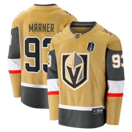 Mitch Marner Vegas Golden Knights Fashion7 2026 Stanley Cup Final Breakaway Jersey - Gold - Front View