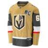 Mark Stone Vegas Golden Knights Fashion7 2026 Stanley Cup Final Breakaway Jersey - Gold - Side View