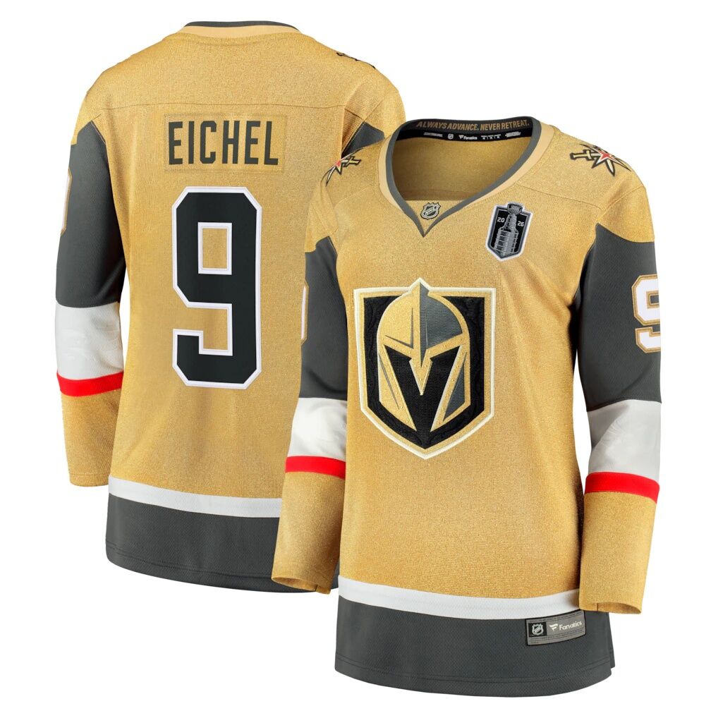 Jack Eichel Vegas Golden Knights Fashion7 Women's 2026 Stanley Cup Final Breakaway Jersey