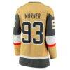 Mitch Marner Vegas Golden Knights Fashion7 Women's 2026 Stanley Cup Final Breakaway Jersey - Gold - Detail View
