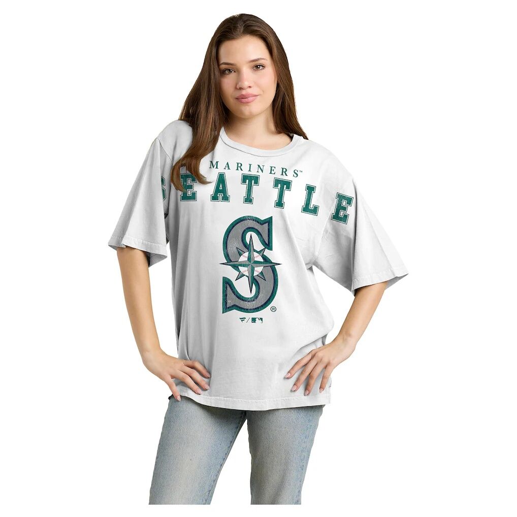 Seattle Mariners Fashion7 Women's Relaxed Big Text T-Shirt