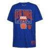 New York Knicks Mitchell & Ness Youth Ball In Hoop T-Shirt - Blue - Front View