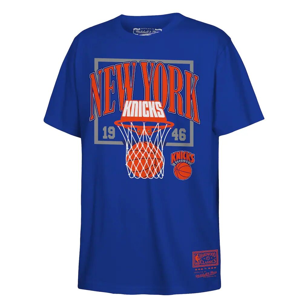 New York Knicks Mitchell & Ness Youth  Ball In Hoop T-Shirt