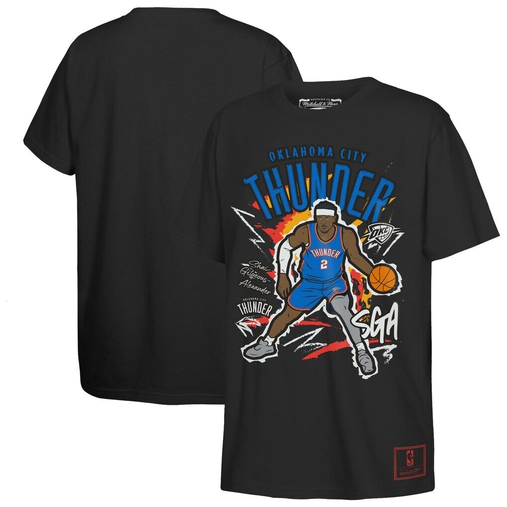 Shai Gilgeous-Alexander Oklahoma City Thunder Mitchell & Ness Youth Chalked Up Player T-Shirt