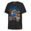 Shai Gilgeous-Alexander Oklahoma City Thunder Mitchell & Ness Youth Chalked Up Player T-Shirt - Black - Side View