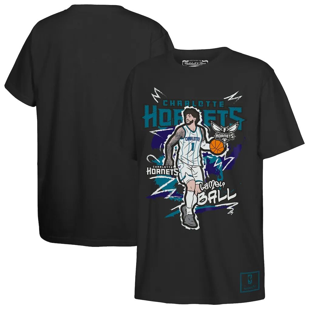 LaMelo Ball Charlotte Hornets Mitchell & Ness Youth Chalked Up Player T-Shirt