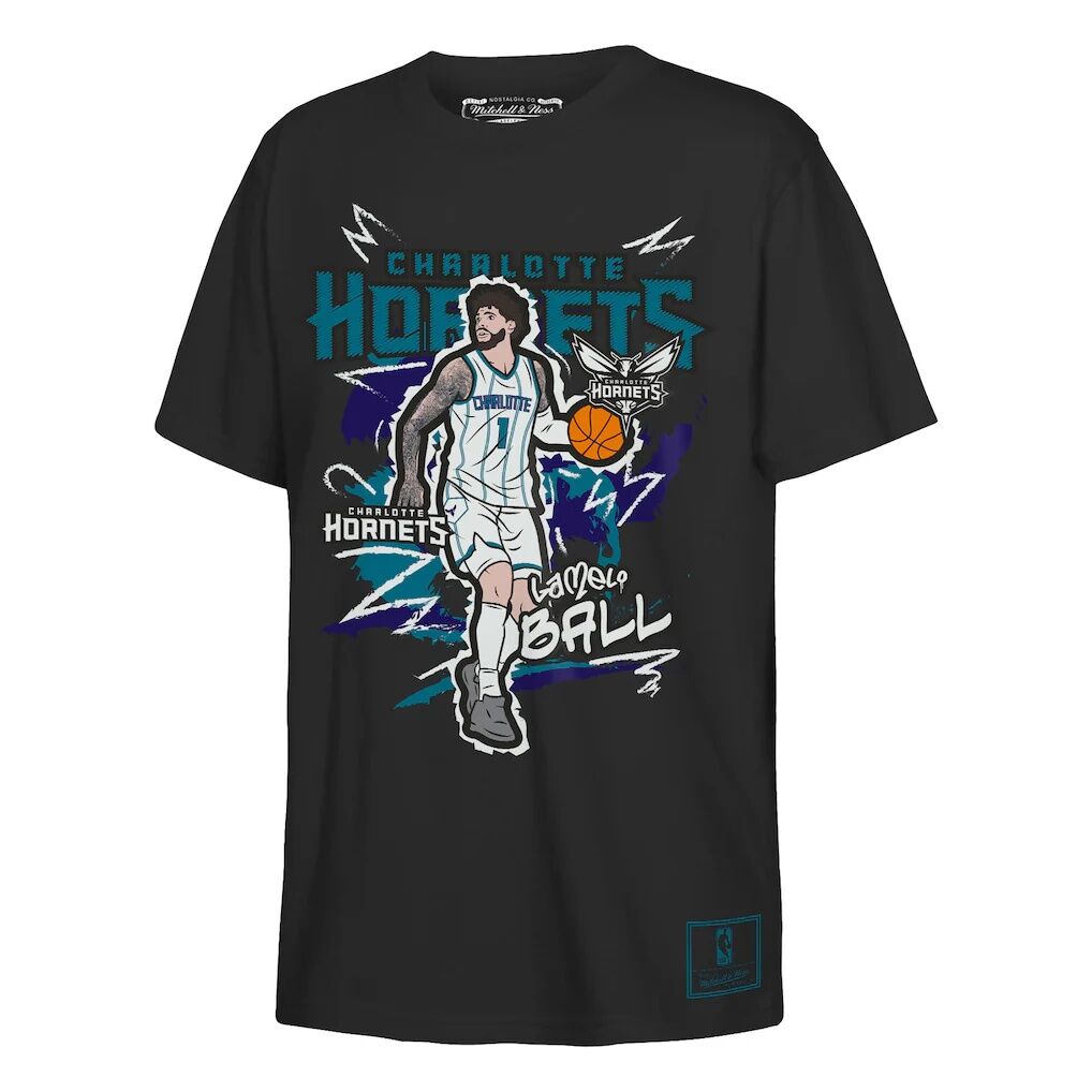 LaMelo Ball Charlotte Hornets Mitchell & Ness Youth Chalked Up Player T-Shirt