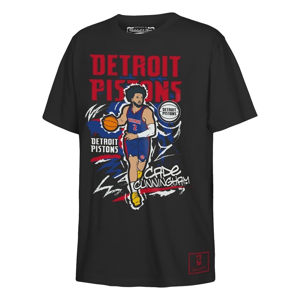 Cade Cunningham Detroit Pistons Mitchell & Ness Youth Chalked Up Player T-Shirt
