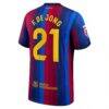 Frenkie de Jong Barcelona Nike 2026/27 Home Match Authentic Jersey - Red - Detail View