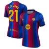 Frenkie de Jong Barcelona Nike Women's 2026/27 Home Stadium Replica Jersey - Red - Front View