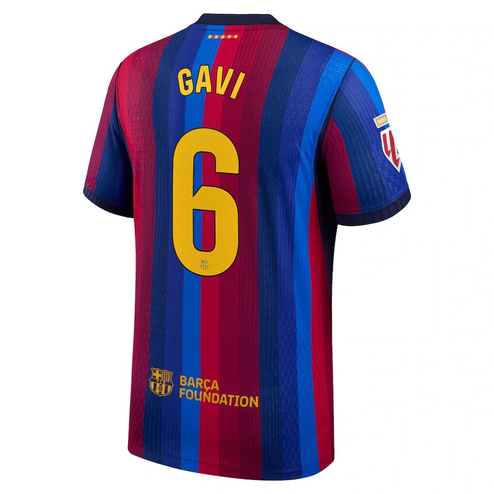 Gavi Barcelona Nike 2026/27 Home Match Authentic Jersey