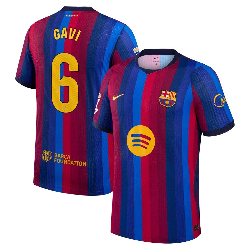 Gavi Barcelona Nike 2026/27 Home Match Authentic Jersey