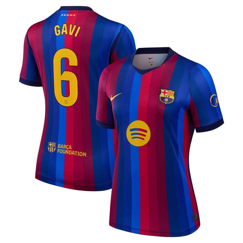Gavi Barcelona Nike Women's  2026/27 Home Stadium Replica Jersey