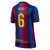 Gavi Barcelona Nike Youth 2026/27 Home Stadium Replica Jersey - Red - Detail View