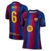 Gavi Barcelona Nike Youth 2026/27 Home Stadium Replica Jersey - Red - Front View