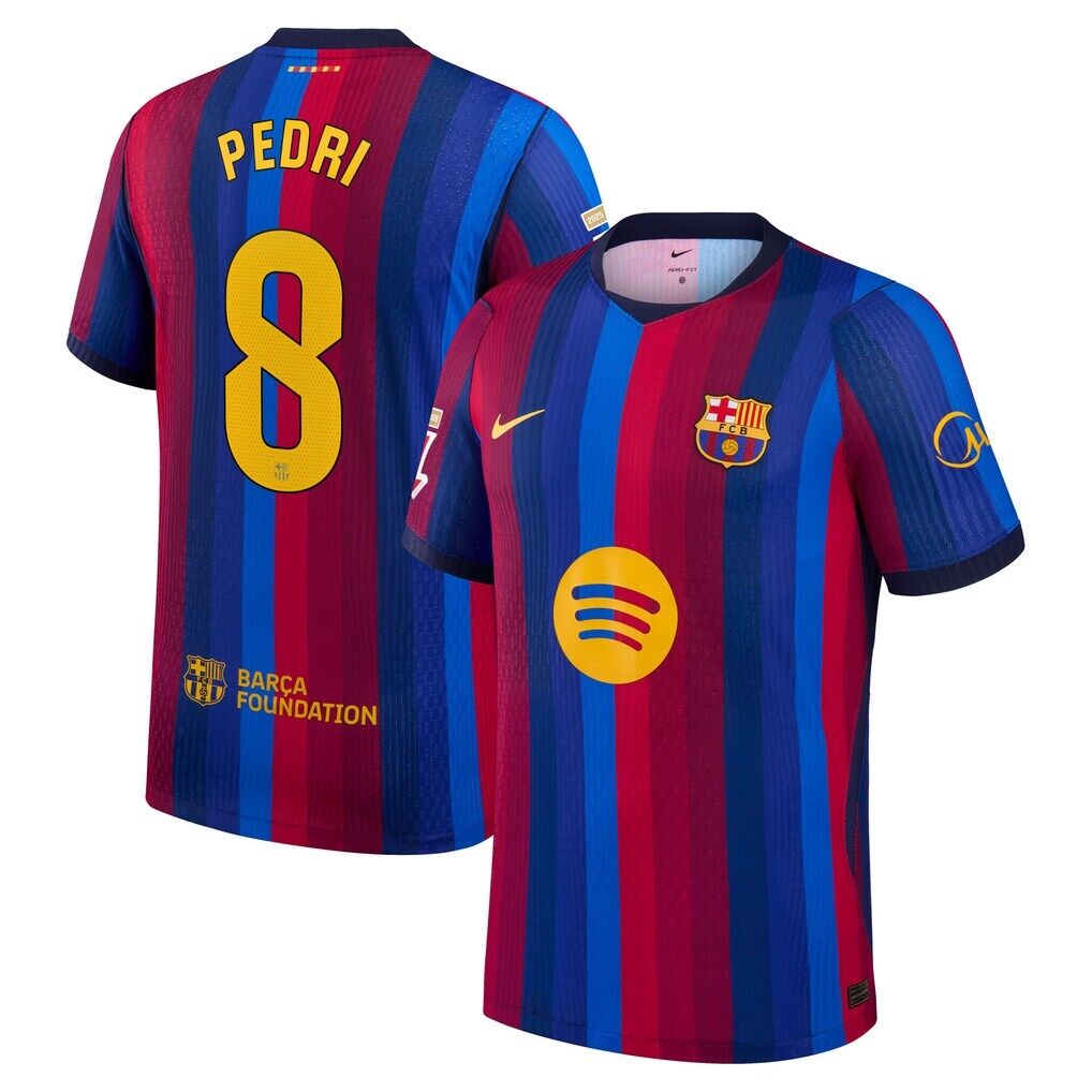 Pedri Barcelona Nike 2026/27 Home Match Authentic Jersey