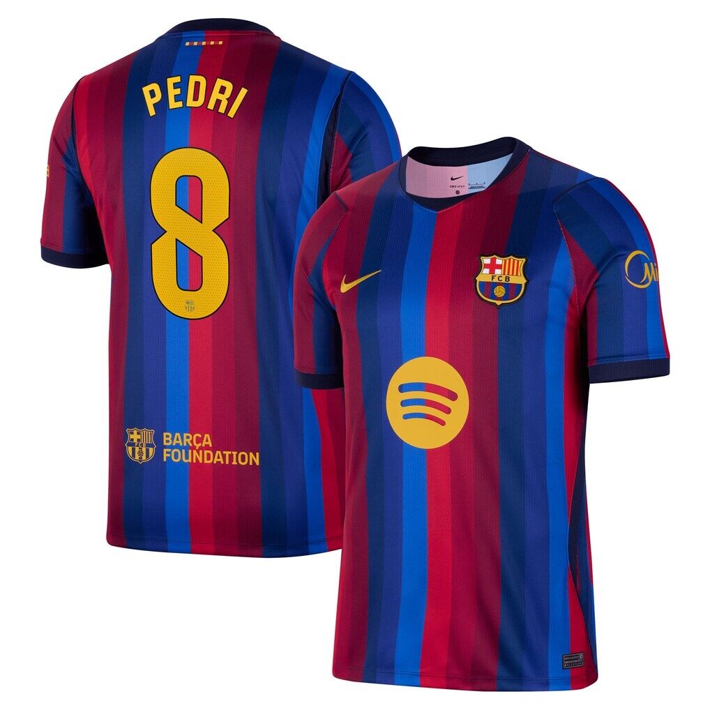 Pedri Barcelona Nike 2026/27 Home Stadium Replica Jersey