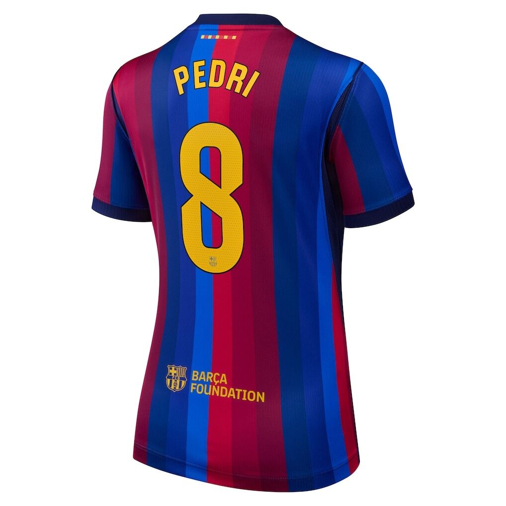 Pedri Barcelona Nike Women's  2026/27 Home Stadium Replica Jersey