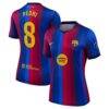 Pedri Barcelona Nike Women's 2026/27 Home Stadium Replica Jersey - Red - Front View