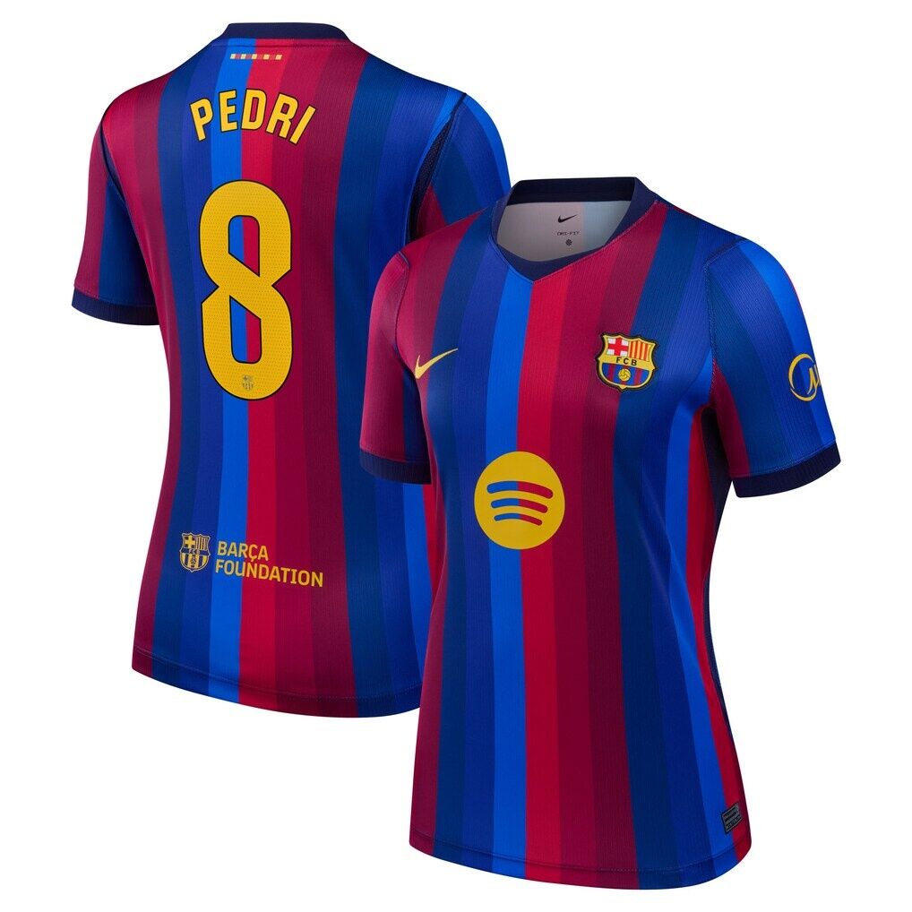 Pedri Barcelona Nike Women's  2026/27 Home Stadium Replica Jersey