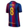 Pedri Barcelona Nike Youth 2026/27 Home Stadium Replica Jersey - Red - Detail View
