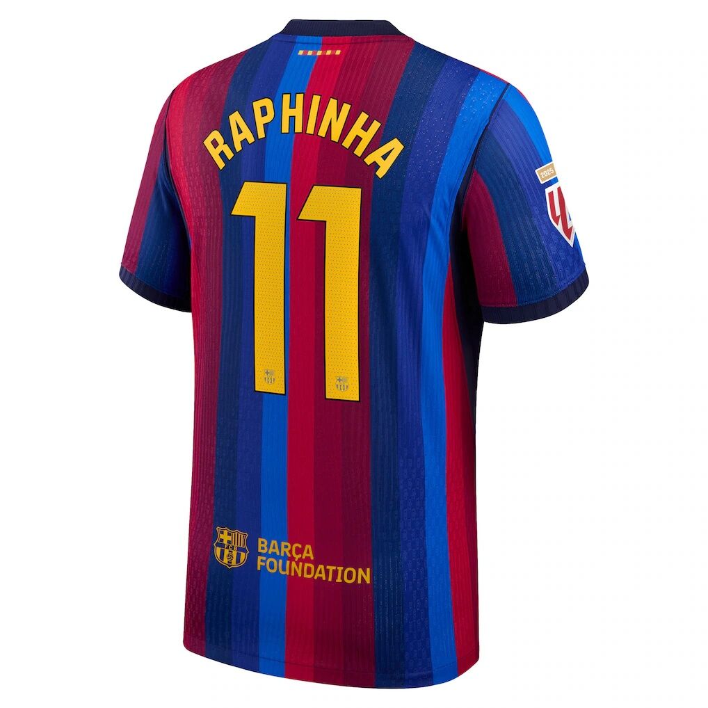 Raphinha Barcelona Nike 2026/27 Home Match Authentic Jersey