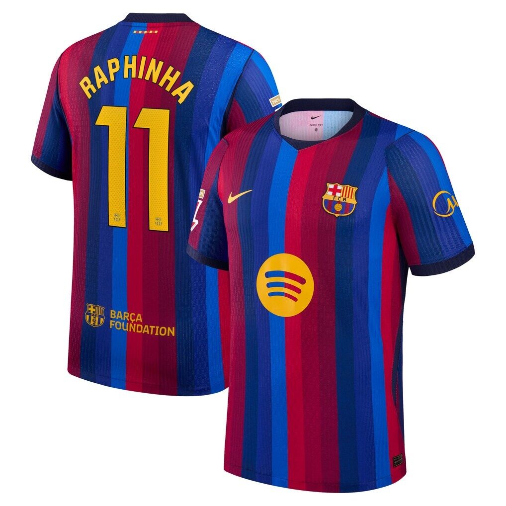 Raphinha Barcelona Nike 2026/27 Home Match Authentic Jersey