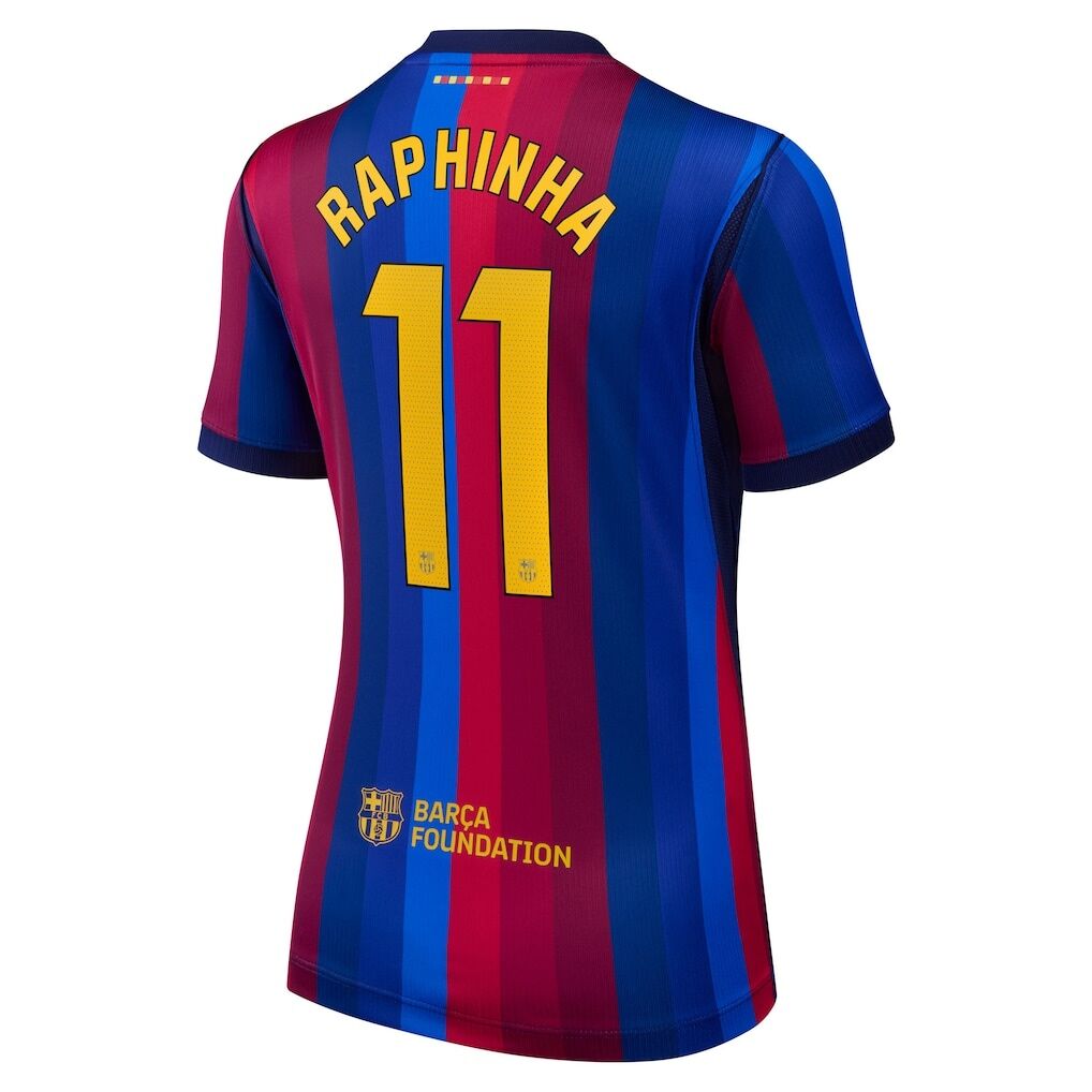 Raphinha Barcelona Nike Women's  2026/27 Home Stadium Replica Jersey