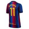 Raphinha Barcelona Nike Youth 2026/27 Home Stadium Replica Jersey - Red - Detail View