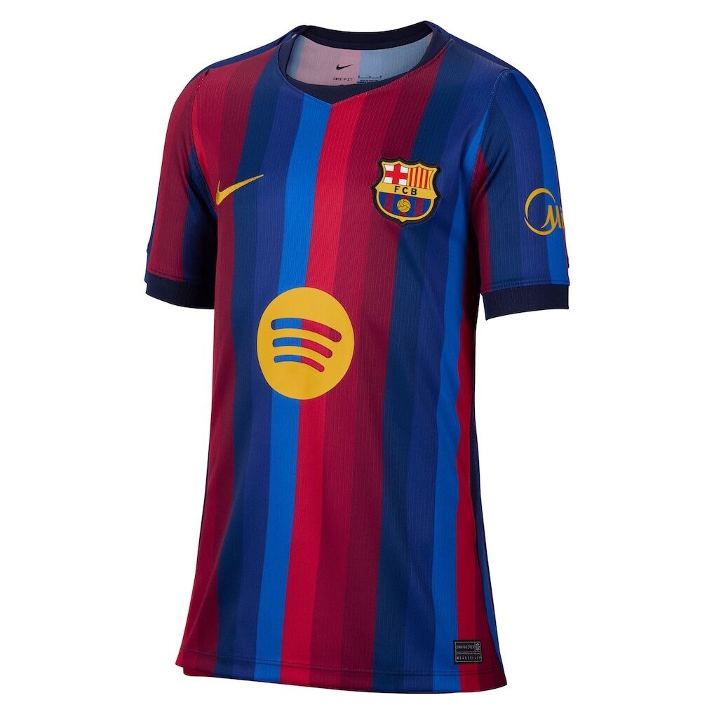 Raphinha Barcelona Nike Youth 2026/27 Home Stadium Replica Jersey