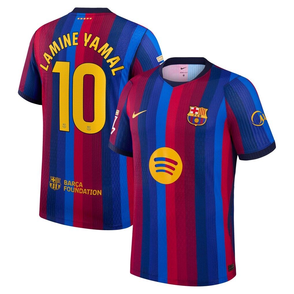 Lamine Yamal Barcelona Nike 2026/27 Home Match Authentic Jersey