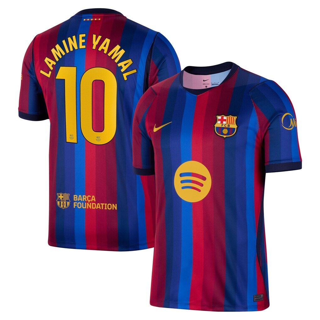 Lamine Yamal Barcelona Nike 2026/27 Home Stadium Replica Jersey