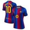 Lamine Yamal Barcelona Nike Women's 2026/27 Home Stadium Replica Jersey - Red - Front View